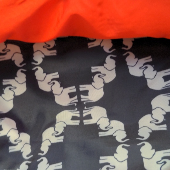 Crown & Ivy Puffer Vest Elephant Design Lining Zippered 2 Pockets Size S - Picture 5 of 7